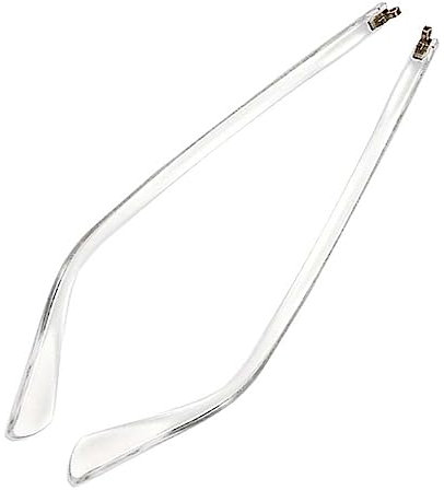 1 Paar Brillenbügel Ersatzbügel, Brillen Metallrahmen Bügel Ersatz, Transparent