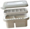 harayaa Seau de Lavage Rectangulaire pour Pinceaux avec Palette de Couleurs de Couvercle Amovible