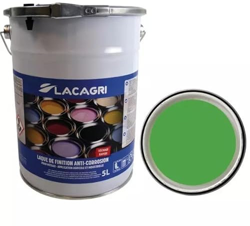 Lacagri Peinture antirouille 3 en 1 Couche de finition et apprêt Vert Merlo