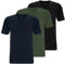 BOSS Mens Pack Classic T-Shirt Navy/Green/Black M