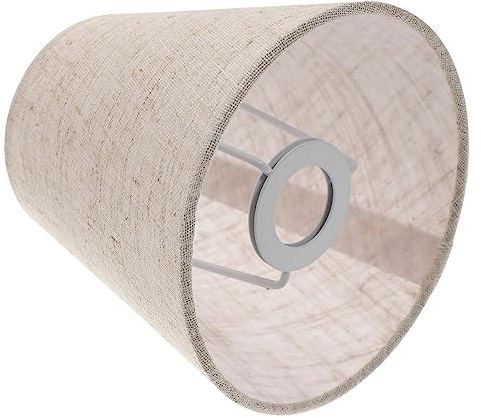 FOYTOKI Abat-Jour En Tissu Pour Lampe De Table E14 Couvercle De Lampe De Bureau Diffuse Une Lumière Douce Installation Facile Pour Chambre Et Salon 1 Pièce