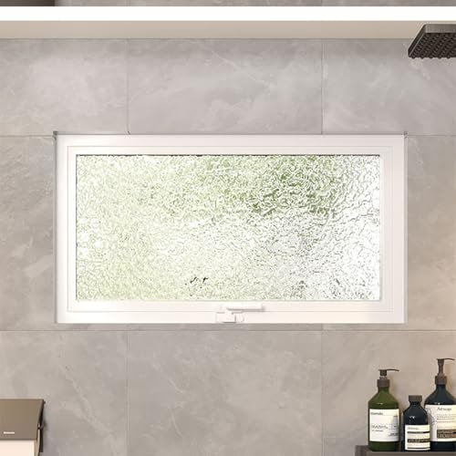 HJLKDYM Ventana Servicio Camión Alimentos Aluminio, Ventanas Venta Con Vidrio Templado, Pantalla Guillotina Inclinada Inferior Insonorizada Para Partición Apartamento Repuesto(White-silver glass,40x50