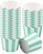 Muffin Papierförmchen, 50 Stück Mini Muffinförmchen Papier Muffin Förmchen Backbecher Cupcake Wrapper für Party Geburtstag Hochzeit (Grün)