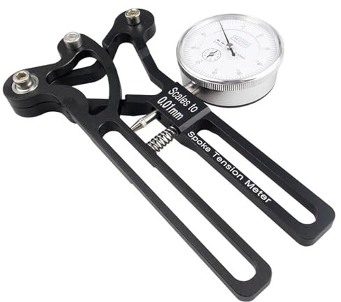 Bestvisse Fahrrad-Spannungsmesser, Messwerkzeug, Aluminiumlegierung, Fahrrad-Speichen-Indikatoren, Fahrradspeichen-Checker, einfach zu bedienen