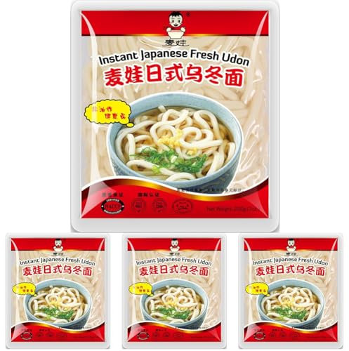 Wai Wai - MAI WA Udon Noodles - 1 X 200 GR (Paquete de 4)