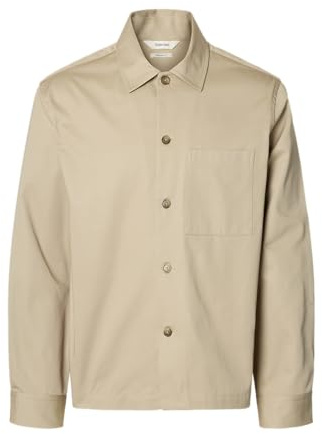 Selected Homme Male Overshirt Regular Fit Baumwoll | Overshirt