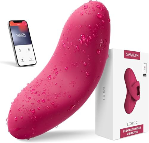 SVAKOM ECHO PRO Vibrator mit APP Heizungfunktion Vibratorensets, Leise Starke Zielgenaue Klitorisstimulator Erotik Sexspielzeug für die Paare Dildo Auflegevibrator Klitoris Stimulator für Sie Sex Toys