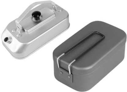Baoblaze Außenkessel Bento Container Leckdosen Snack Box Küchengeschirr Messe Tin Meal Box für Reise - Campfire