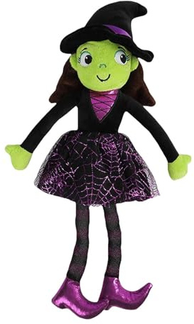 Générique Halloween Witch | Adorable Witch Plush for Halloween - Soft Cute Decor for Indoor Office Living Room Girls