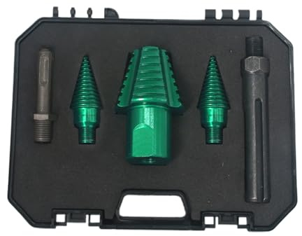 Broca Parteleña para Troncos - Accesorio para Partir Madera - Herramienta Extracción Tocones para Leña y Proyectos Jardín