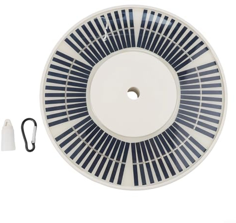 Risveglio Solar-Fahnenmast-Licht mit 136 LEDs, IP55 wasserdichte obere Halterung für 4,6–7,6 m Fahnenmasten, automatische Ein-/Aus-Nachtbeleuchtung für amerikanische UK-Flaggen