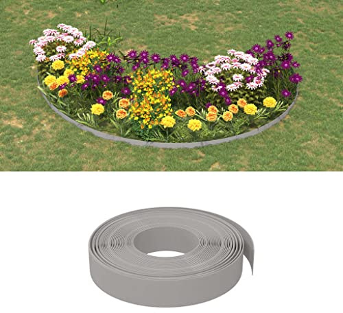 Sophrelle Bordure de Jardin Gris 10 m 10 cm polyéthylène,Murets & Bordures de Jardin,1.74kg-154393