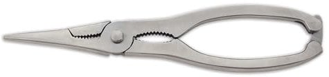ARCOS Tenazas de Marisco en Acero Inoxidable 185 Mm y Mango Ergonómico. Instrumento Profesional Corta Marisco y Abridor de Frutos Secos. Color Gris