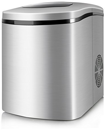 Taurus MG12 Legend – Máquina de cubitos de hielo, 14 kg / 24 h, potencia de 150W, Silenciosa, Capacidad del depósito de agua 1.7L, acero inoxidable