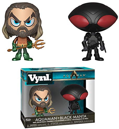 Funko VYNL 4 Inch 2-Pack: Aquaman: Aquaman & Black Manta
