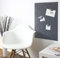 Magnettafel Echt Schiefer 4 In 1, Größe 80x60 cm (Magnetwand+Kreidetafel+Pinnwand+Wandbild) Magnetboard Größen 30x60cm, 40x60cm, 80x60cm, 120x60cm(Grey Impact, 80cmx61cm)