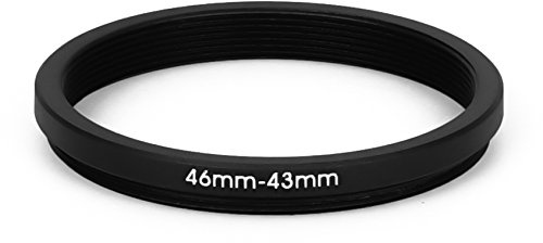 46 mm - 43 mm Filter Adapter Step-Down Adapter Filteradapter Step Down 46-43