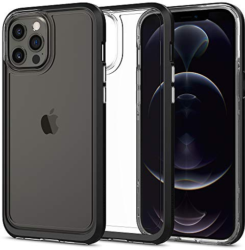 Spigen Neo Hybrid Crystal Case Compatible with iPhone 12 Pro Max - Black