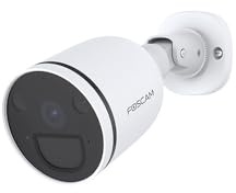 Foscam Außenkamera IP S41 – WiFi mit Lichtstrahlern – Intelligente Bewegungserkennung – Auflösung 4 MP – bidirektionales Audio und Sirene 110 dB – Nachtsicht in Farbe – IP66 – Weiß