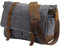 Neuleben Wasserdicht Kameratasche für DSLR Umhängetasche Vintage Groß Fototasche Canvas Leder Camera Bag Aktentasche (Grau)