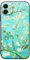 Berkin Arts Compatible with iPhone 11 Case Silicone Cover with Screen Protector Post-impressionism Flower (Almond Blossom by Vincent Van Gogh)
