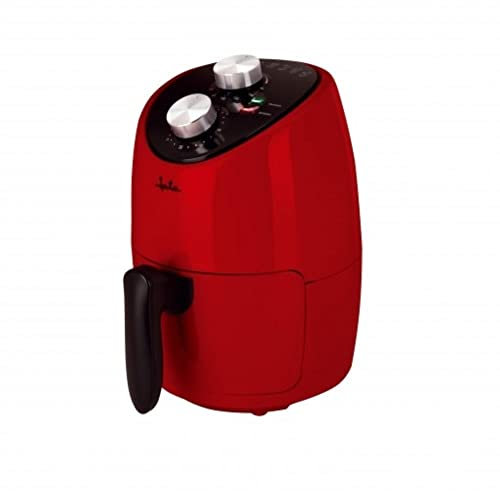 Jata JEFR1222 - Freidora sin aceite de 2 litros, Temperatura ajustable de 80 a 200ºC, Con temporizador, Cestillo antiadherente apto para lavavajillas, 1000 W, Libre de BPA
