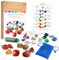 Elementao Adventskalender 2024 Kristalle und Heilsteine Weihnachten Countdown mit 24 Chakra-Steinen Heilkristallen Adventskalender für Erwachsene Teenager Geschenke für Frauen Crystal Decor