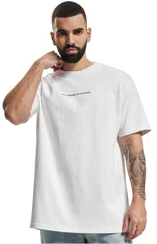 Mister Tee Herren T-Shirt We Dream in Colors Oversize Tee White M