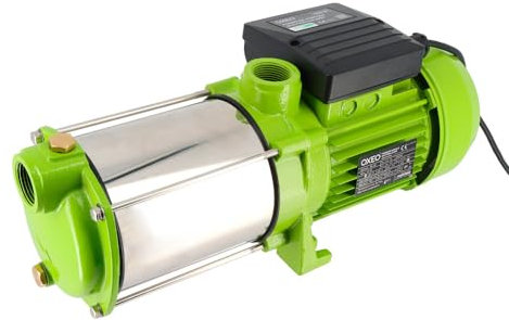 Pompe horizontale multicellulaire 920W - 4 turbines inox - 92 l/min - Auto-amorçante - Hauteur refoulement 50m