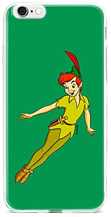 ERT GROUP Handyhülle für iPhone 6/6S Original und offiziell Lizenziertes Disney Muster Peter Pan 001 optimal an die Form des Handy angepasst, hülle aus TPU