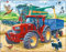 Larsen PG9 Cooler Traktor und Mähdrescher bei der Arbeit, Rahmenpuzzle mit 39 Teilen