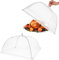LLGSDLL Fliegenhaube 2PCS Faltbare Abdeckhaube Lebensmittel Abdeckung Zelt Obsthaube Kuchenabdeckung Abdeckung Fliegen-Schutz, Abdeckhauben für Lebensmittel für Essen, Obst, Picknick, BBQ, 32x32 cm