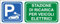 M-ITALY CARTELLO SEGNALETICO UNI - PARCHEGGIO DI RICARICA AUTO ELETTRICHE - Adesivo Extra Resistente, Pannello in Forex, Pannello In Alluminio (60x25, Alluminio)