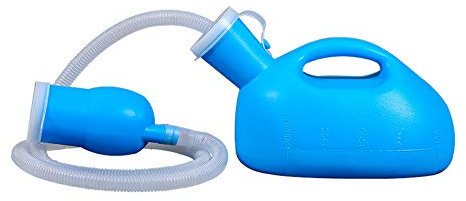 UNbit Bett-Urinal for Männer for Männer, 2000-ml-Sammler mit 1,6-m-Schlauch, bequem und praktisch Urinal