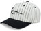 Karl Kani Unisex KA-233-003-1 KK Signature Ziczac Pinstripe Cap one Size Offwhite/Black