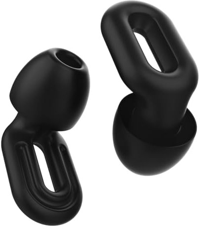 Saccater Focus Tappi Auricolari Antirumore - Riutilizzabili in Silicone Morbido per Dormire, Studio, Lavoro, Viaggi, Misofonia - Certificati 23 dB SNR