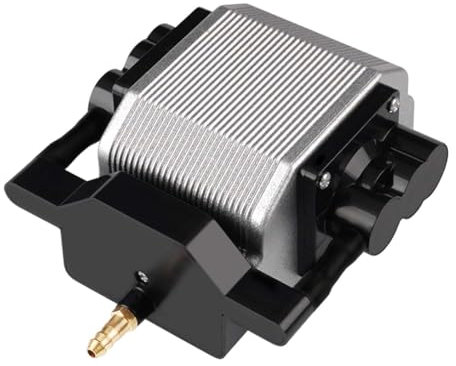 Milageto Pompa d'Aria per Acquario Pompa O2 Pompa per Stagno a Flusso Forte 26L/Min 16W Pompa ad Aria per acquari Pompa ad Aria Potente per la Pesca nello, 24v