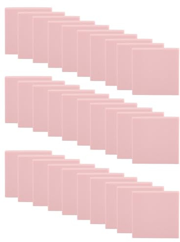 30 Stück Gummi Schnitzblöcke, 5 x 5 x 1cm Gummistempel Blöcke, Quadrat Mehrzweck Rosa Stempelblöcke Schnitzen Gummiplatte Gummiblock für DIY, Basteln, Handwerk Stempel, Gravur, Bastelbedarf Postkarten