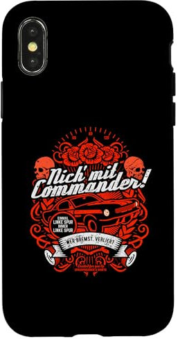 iPhone X/XS Cool Sayings Design Nich' with Commander Cool sayings Case