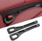 Hurifeng Autositz Lückenfüller 2er Set - Spaltfüller aus Stoff für Fahrer und Beifahrerseite - Universale Sitzlücken Stopper Organizer für Auto SUV LKW (Schwarz)