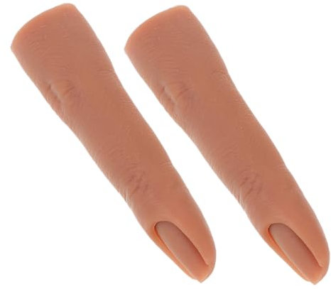 Ipetboom 2pcs Sturdy Nail Practice Finger Hand Movable Hand Model for Nail Art Training Gel Magnetic Use