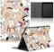 Carino Funda Tablet para Lenovo Tab M9 9 (TB-310FU) 2023, Suave TPU Cárcasa Cuero Flip Case con Kawaii Anime Patrón Cute Diseño con Función de Soporte Cubierta Trasera Protectora Cover,Anime