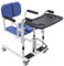 Silla hidráulica elevadora de pacientes, hasta 150 kg, con frenos y ruedas universales, silla de ruedas portátil para personas mayores y cuidado en casa