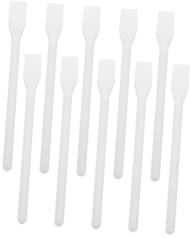Anneome 10Pcs Plastic Glue Applicator Sticks Versatile Mixing and Scraping Tool for Skincare Makeup and Craft Projects Durable and Lightweight for Easy Use