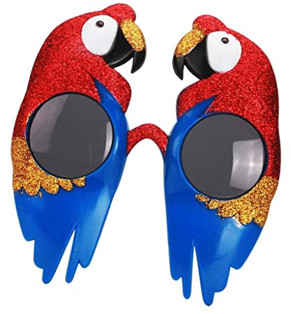 Lustige Vogel-Sonnenbrille für Papageien, Halloween, Weihnachten, Kostüm, Aras
