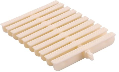 KEuLen Grille de Débordement de Piscine, Grille de Drainage de Piscine, gouttière intérieure/extérieure épissable for Un Drainage Efficace de l'eau(15x 100cm,2pcs)