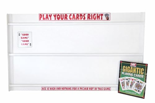 Play Your Cards Right Higher Lower Extra Large Game Board With A4 Playing Cards As seen on TV used by Britains longest serving quiz night hosts
