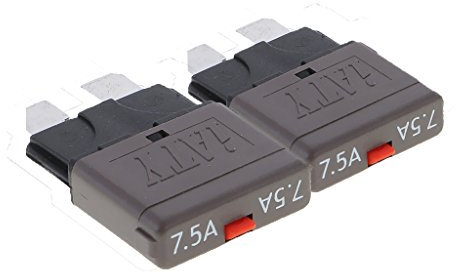 Sharplace Fusible de Disjoncteur Réarmable Voiture de Remplacement de 2 Pièces 28V, 7.5A