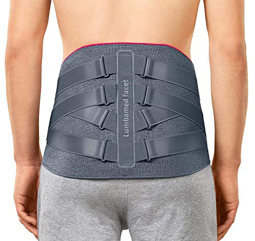 Medi Lumbamed Facet Lendenwirbelstütze für Herren und Damen, Silber, 2