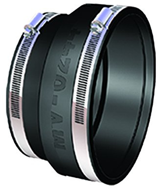Mark Vitow DFW5664 Flexible Soil Coupling Reducer, Black, 6 x 4-Inch